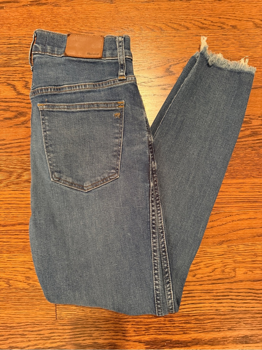 Madewell 10” High-Rise Skinny Women’s Jeans with Raw Hem